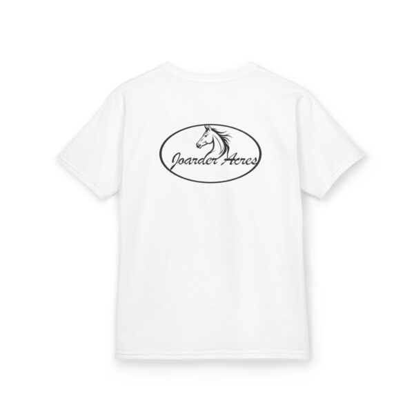 Joarder Acres Kids Tee - Comfortable Cotton T-Shirt for Young Equestrians - Image 4
