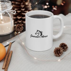 Joarder Acres Ceramic Mug - Perfect Gift for Equestrians and Animal Lovers