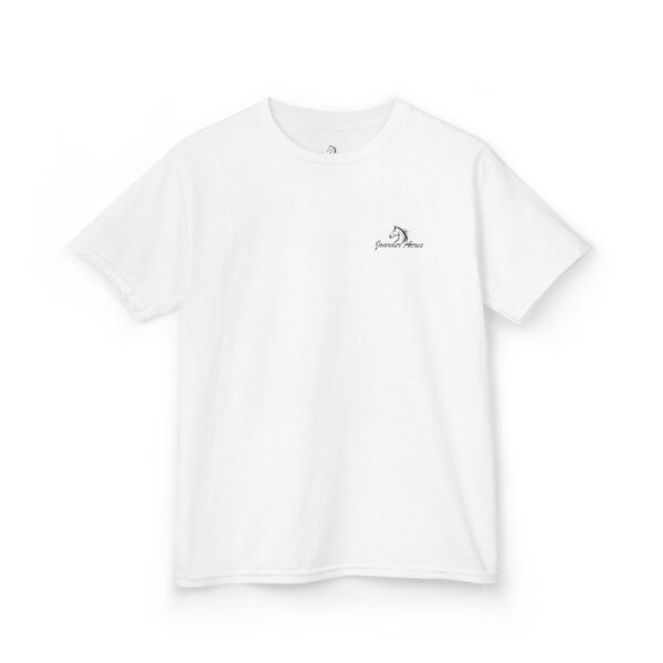 Joarder Acres Kids Tee - Comfortable Cotton T-Shirt for Young Equestrians - Image 3