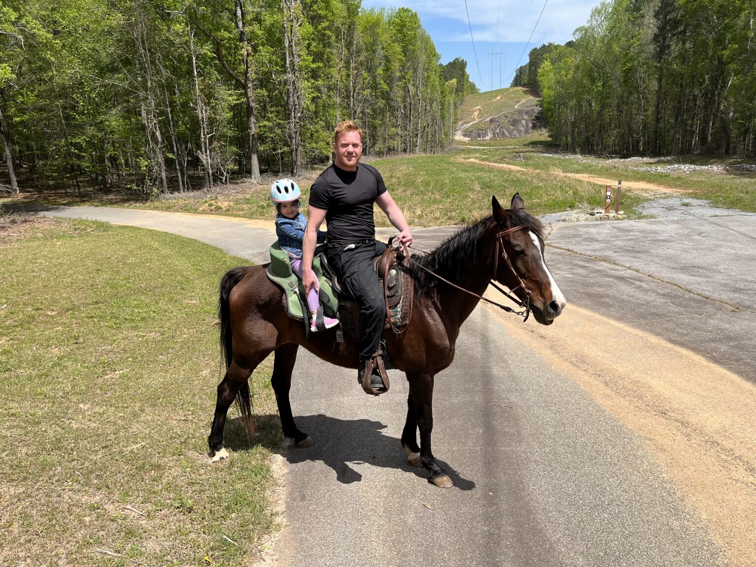 Riders on the trail