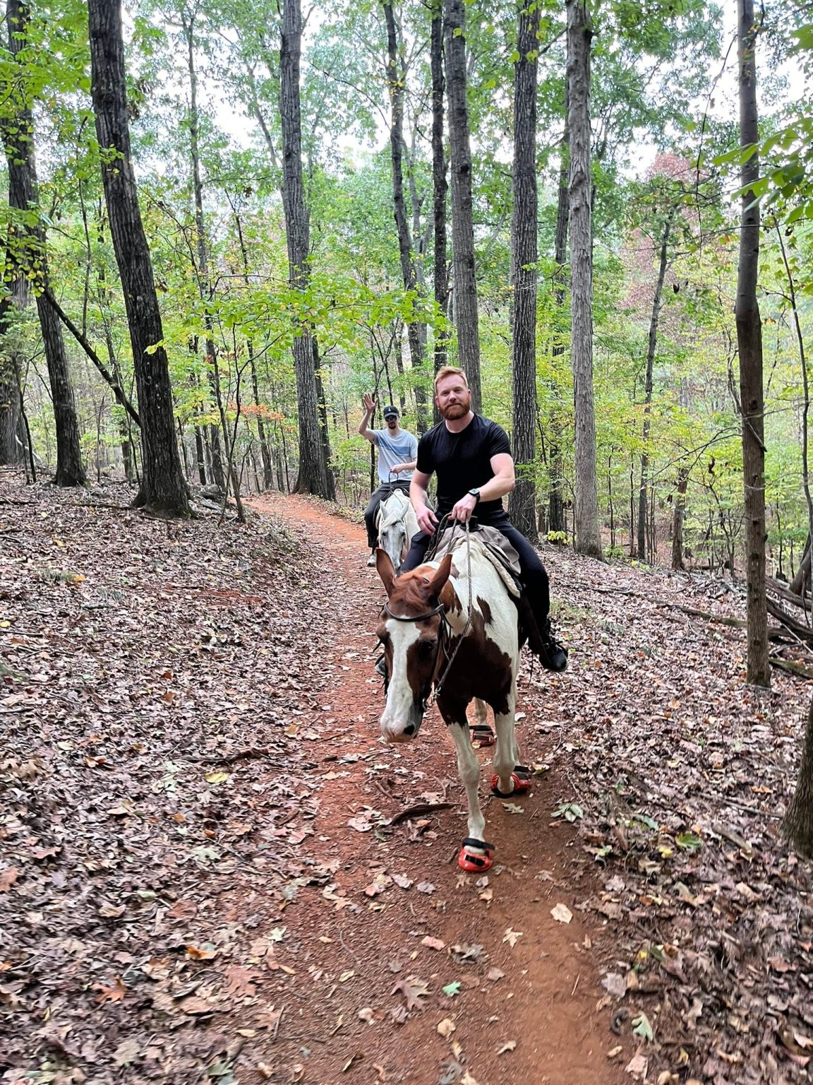 Riders on the trail