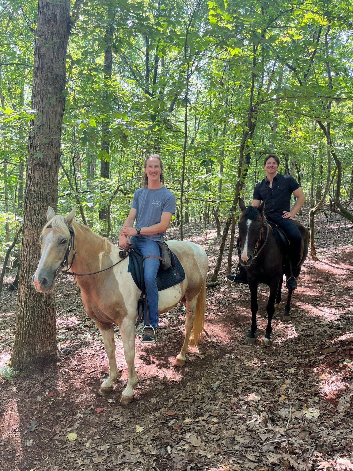 Riders on the trail
