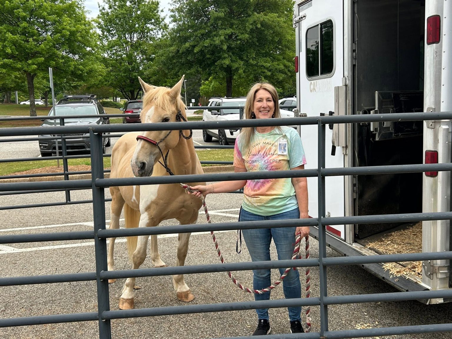 Joarder Acres at a school event